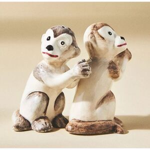 Anthropologie Les Ottomans Monkey Salt and Pepper Shakers